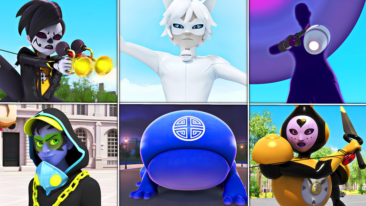 Чудесная божья коровка, 3 сезон, все злодеи, подвергшиеся акуматизации | Чудесный 6 сезон в 2025 ...