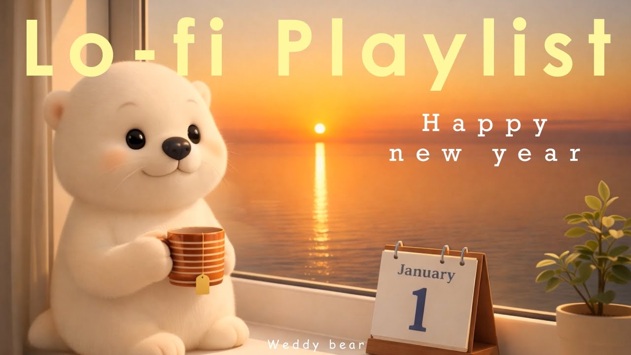 𝐏𝐥𝐚𝐲𝐥𝐢𝐬𝐭 | Healing New Year Lofi for Relaxation ✨ | Calm & Hopeful Lofi with sound of the waves🌊