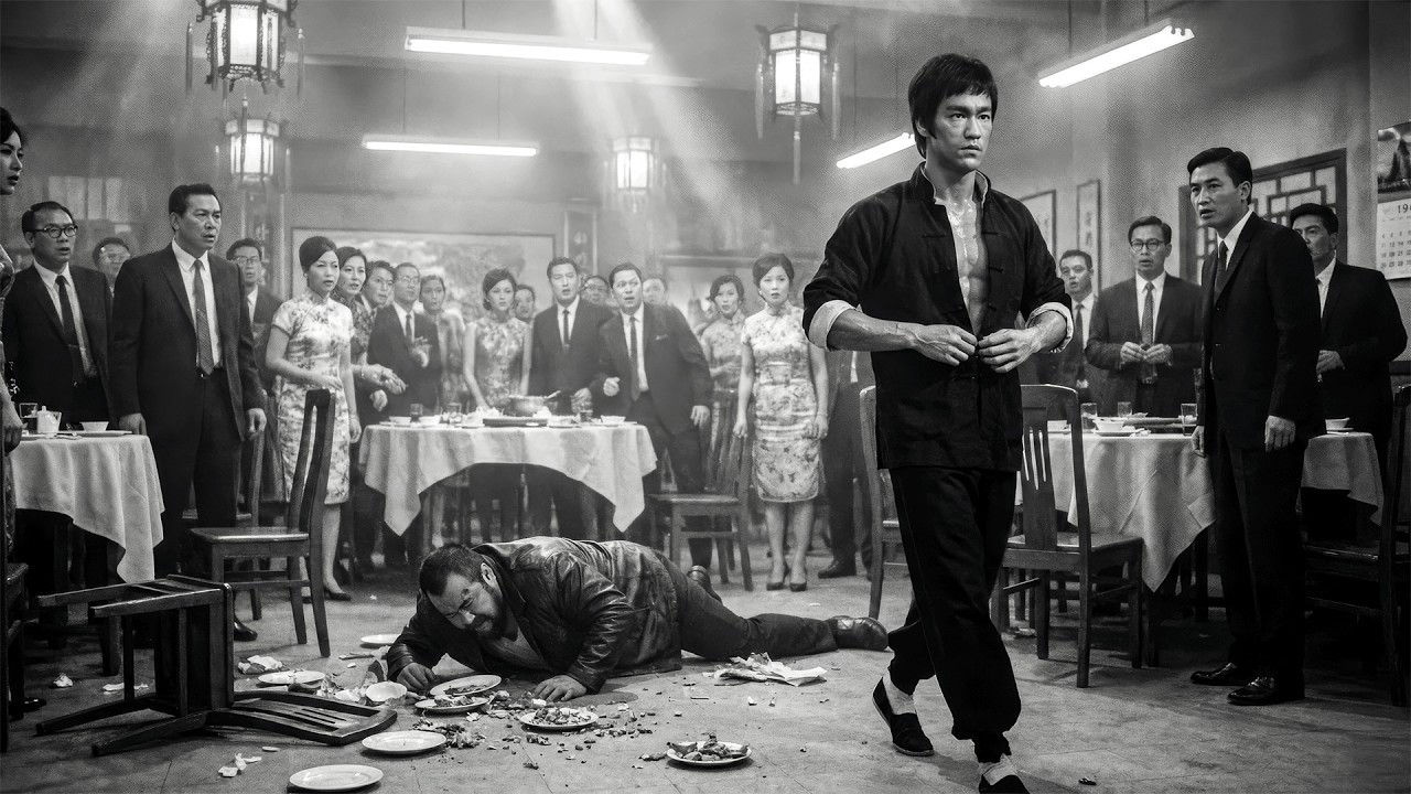 Bruce Lee Was Just Having Dinner When a 250-Lb Giant Tested Him — The Next 5 Seconds Became Legend