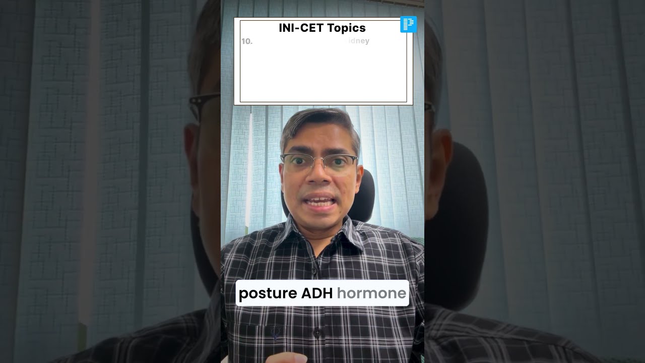 Top Physiology Topics to Focus on for INI-CET May 2025