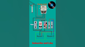 MCB and RCCB connection #How to connection of MCB and RCCB #house wiring