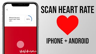 iPhone Heart Rate Scan with Google Health shorts
