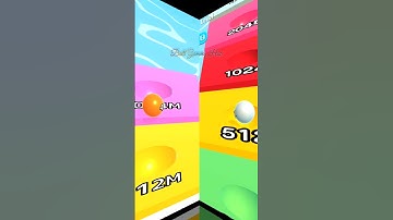 Ball Run Infinity | Small 2 & 4 Balls Reach the Highest Tile! 😳🔥 #shorts