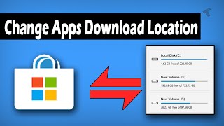 How to Change The Windows Store Apps Default Download Location screenshot 3