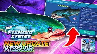 Predator Megamouth Shark 巨型嘴鲨鱼 added into Fishlist new update V1.27.0R 【釣魚大亨 Fishing Strike】 screenshot 3