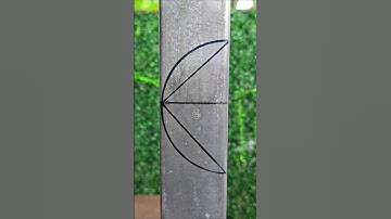 never been discussed.! fastest trick to cut 90 degree square pipe without a square.