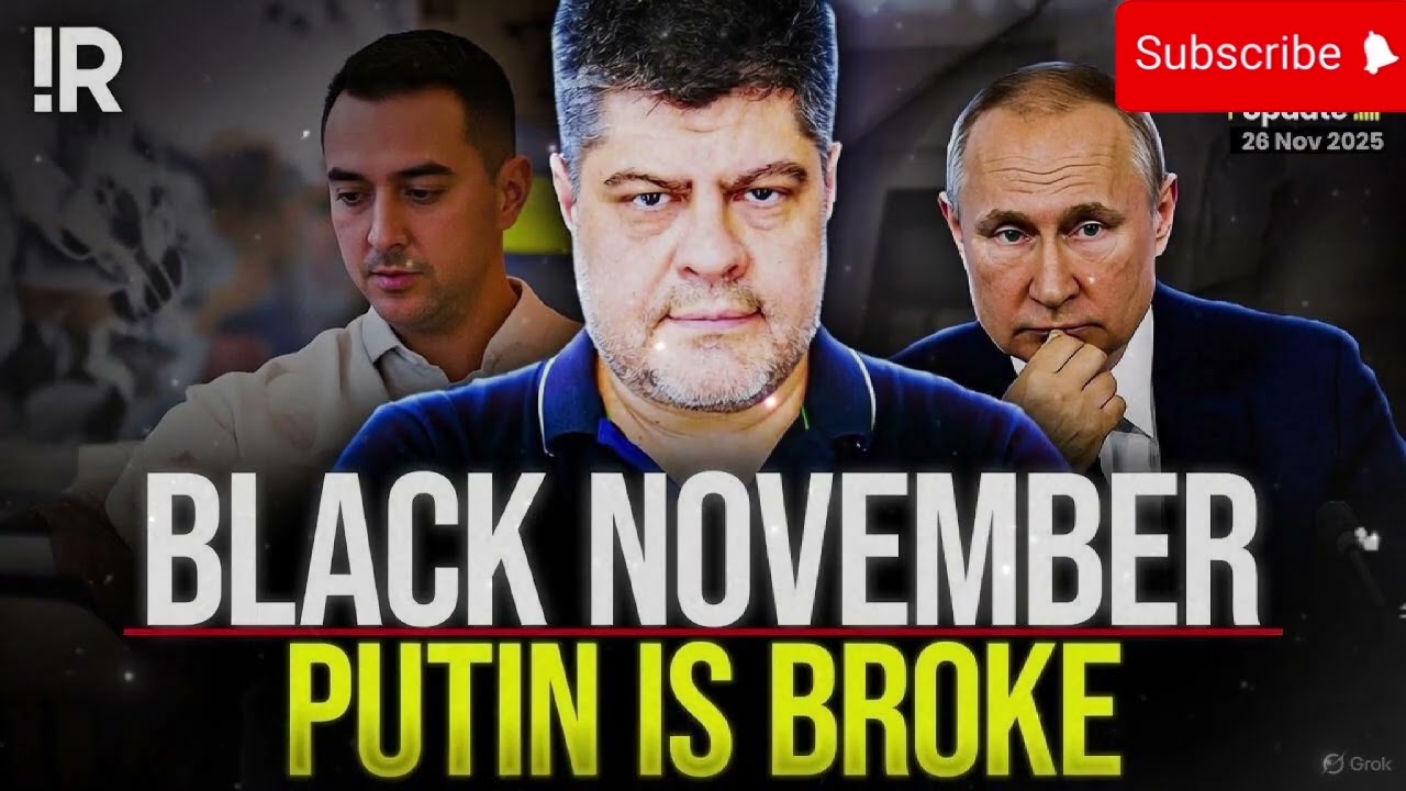 Чёрный ноябрь для российской экономики – у Путина закончились деньги