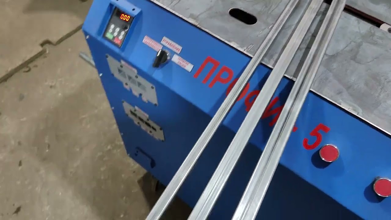 Станок Профи-5 для холодной ковки, только пришёл, первая проба.