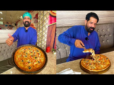 Chicken Pizza Recipe | Pizza Sauce | Pizza Dough | Chicken Tikka Pizza | Cheese Pizza |BaBa Food RRC