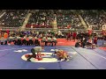 Natrona County’s Andraya Canchola gets the takedown and near-fall against Star Valley’s Lynsey