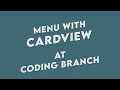 How to Create a App Menu Using CardView & TextView | Android UI Tutorial - Urdu/Hindi Tutorial