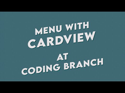 How to Create a App Menu Using CardView & TextView | Android UI Tutorial - Urdu/Hindi Tutorial