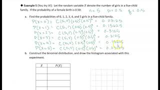 8.4 The Binomial Distribution: Example 5