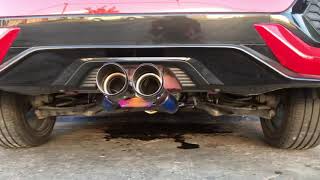 Exhaust sound Civic FK 1.5 turbo