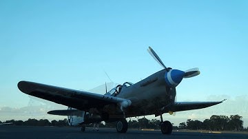 Curtiss P-40N maiden flight in Australia