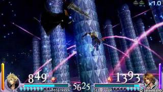 Dissidia Final Fantasy Ad hoc Cloud (me) VS Tidus (Fresh)