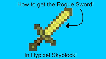How to get the Rogue sword in Hypixel Skyblock! (Minecraft)