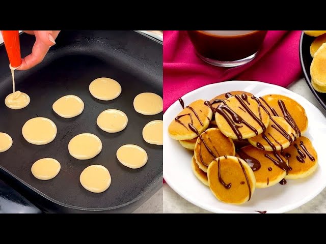 Mini pancakes: the brilliant idea to make your snack even tastier!