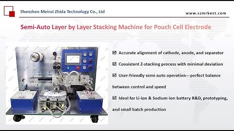 Semi Auto Battery Electrode Stacking Machine