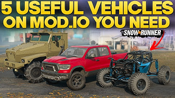 5 Most Useful Vehicles on Mod.io in SnowRunner You Need in Game