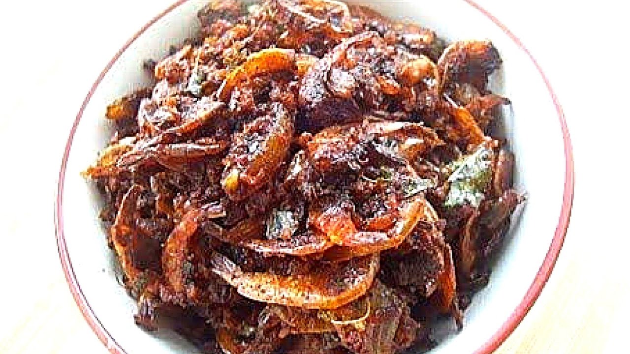 Unakka Chemmeen Roast (Dried Prawns Roast) Recipe chinnuz' I Love My Kerala Food YouTube