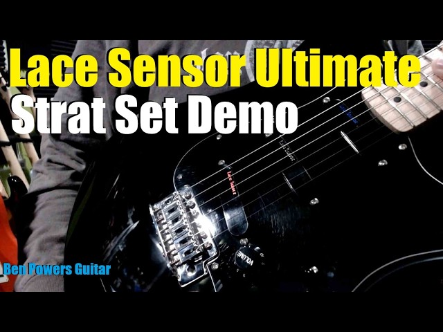 Lace Sensor Ultimate Strat Pickups Set - Demo Over Track - YouTube