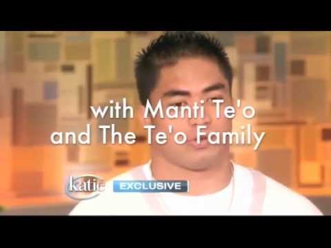 Manti Te'o Living The Crying Game on Katie Couric