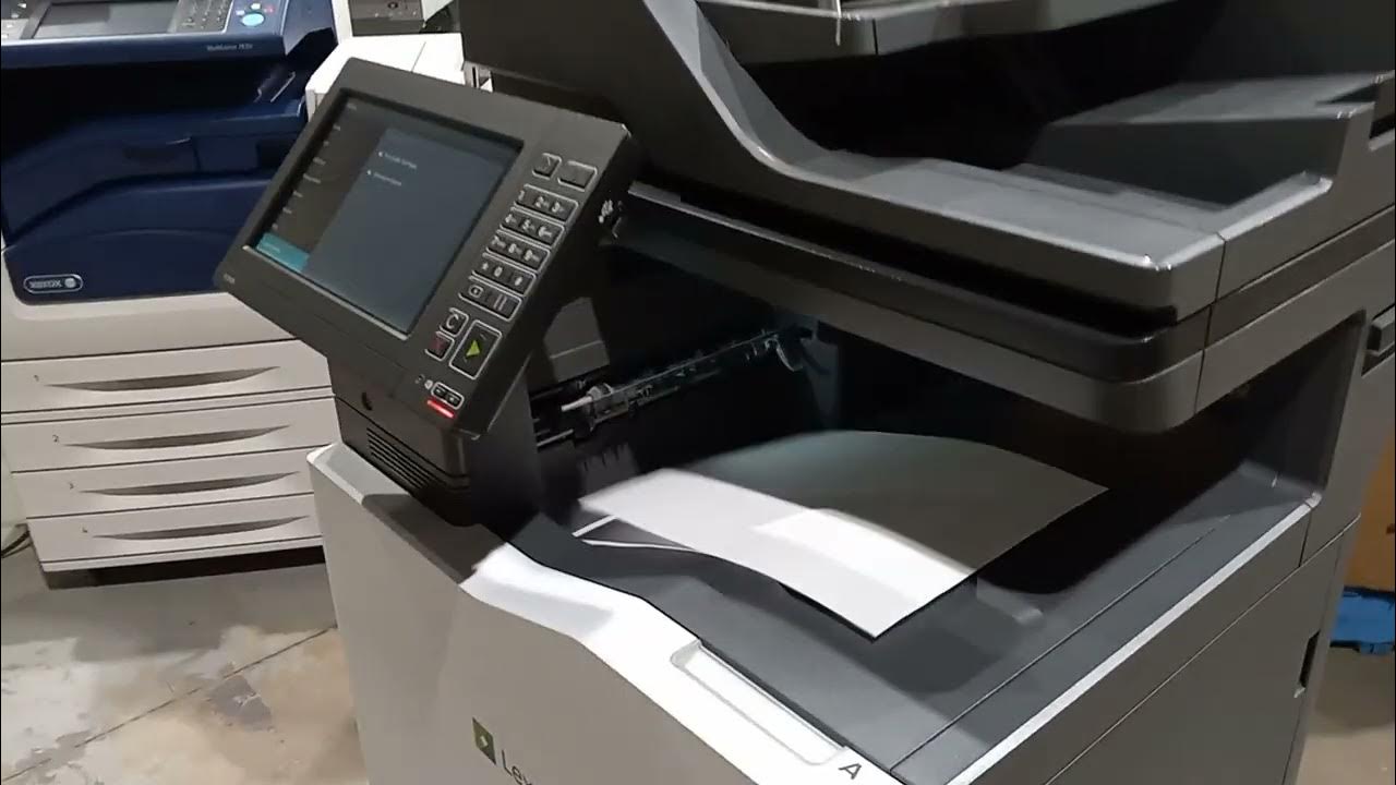 Lexmark XC8160 Demo / Demonstration YouTube