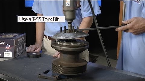 Removing Horton® DriveMaster® Fan Clutch Friction Plate