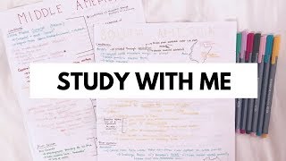 Study With Me // College Exams, How I Study