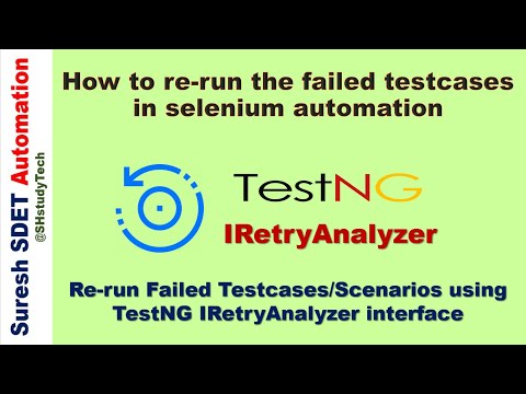 ვიდეო: როგორ ხელახლა გახსნით წარუმატებელი ტესტის შემთხვევები Testng-ში?