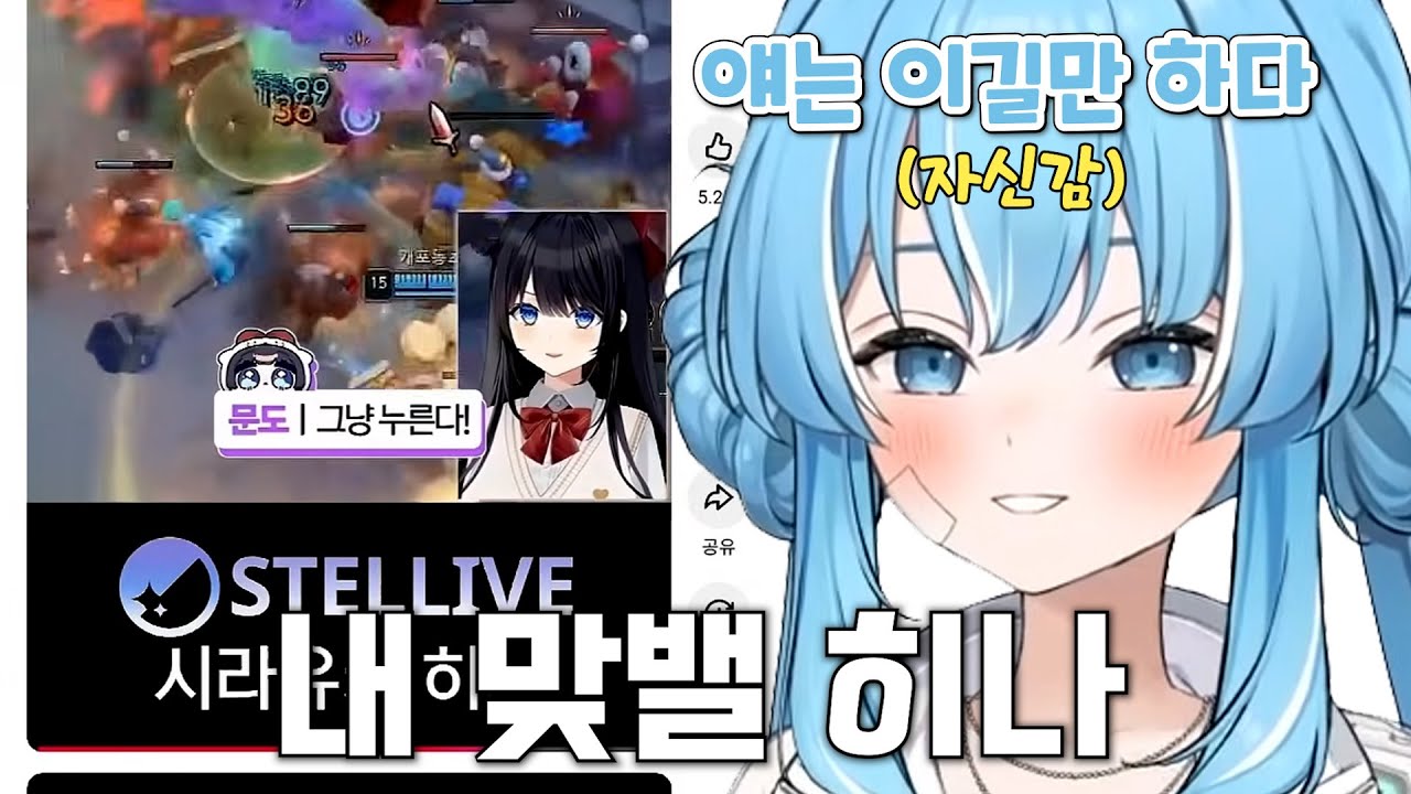 내전 맞밸인 히나 롤 실력 보면서 자신감 채우는 타비