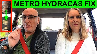 When Pumping Up Hydragas Isn't Enough | MG Metro MAJOR Suspension Work | Recon Hydragas Units Fitted