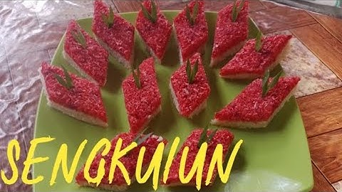 Resep kue tradisional " KUE SENGKULUN " Enak , gurih, manis legit, ....anti gagal.