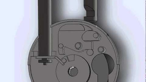 Combination Padlock Animation