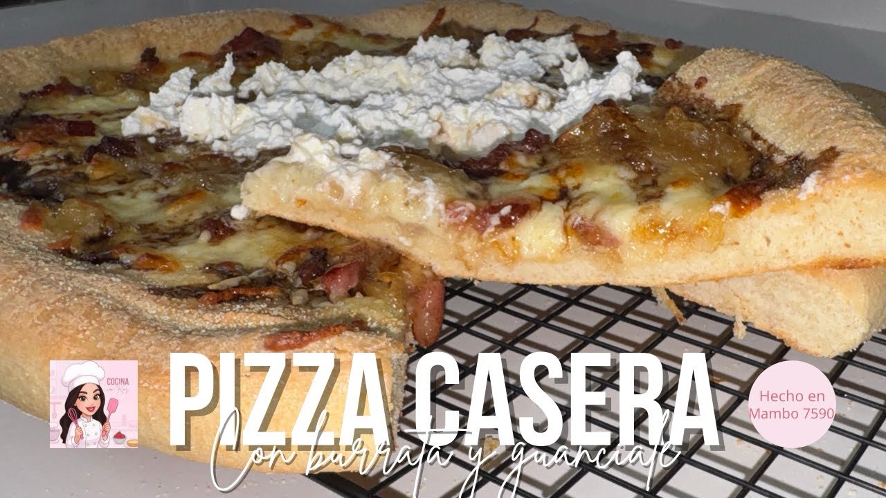 Pizza casera estilo Telepizza 🍕 | Masa perfecta con Mambo + fermentación en Olla GM H Deluxe