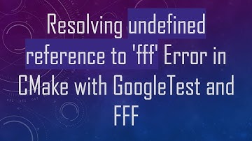 Resolving undefined reference to 