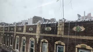 Snowy day in Brooklyn, 2-13-24, To Brighton Beach