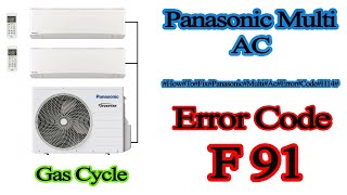 how to fix panasonic multi ac error code f91? ac error code f91