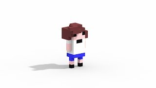 Simple Character - MagicaVoxel