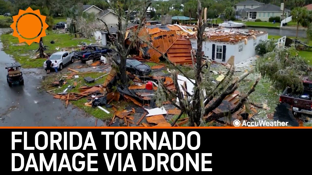 Devastation from Above Drone Captures Florida Tornado Damage YouTube