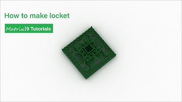 how to make locket | matrix9 tutorials | fusion locket tutorials