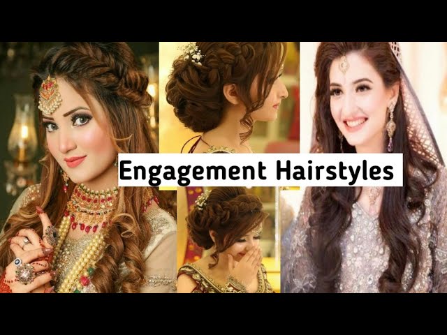 2 wedding hairstyles for girls l front variation l bridal hairstyles  kashee's l engagement look - YouTube