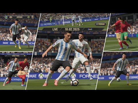 ๐ด Argentina vs Portugal | FIFA 17 | XBOX 360 | 10-02-2025 | #HD #xbox | #FIFA17 #football #live