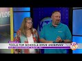 Help local kids head back to school though our Tools for School supply drive