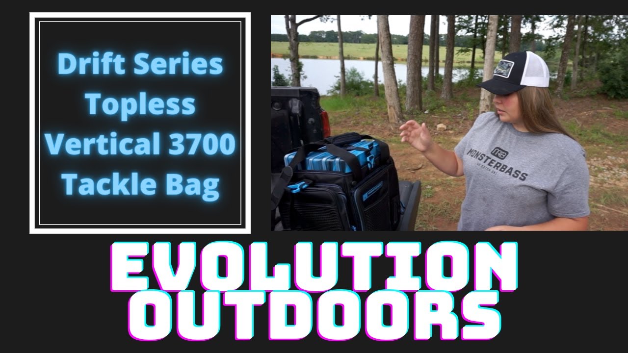Evolution Drift Series Topless Vertical 3700 Tackle Bag (Initial
