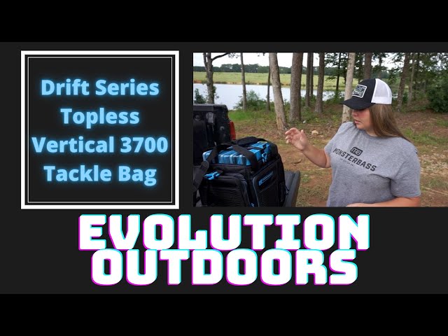 Evolution Drift Series Topless Vertical 3700 Tackle Bag (Initial