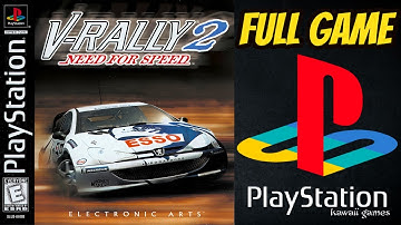 V-Rally 2: Need for Speed | PS1 | Gameplay Walkthrough Longplay FULL GAME 🔴