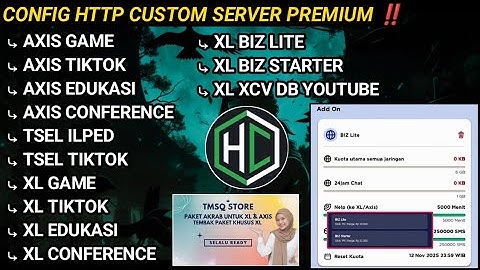 🔥 No Password! Update Config HTTP Custom Terbaru 2025 🔥