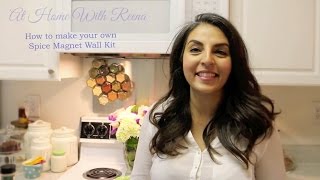 Magnetic Spice Rack DIY - At Home With Reena